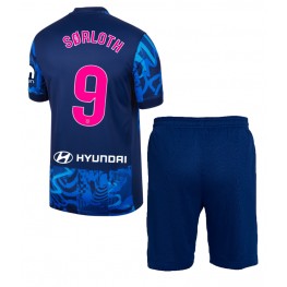 Atletico Madrid Alexander Sorloth #9 Derde tenue Kids 2024-25 Korte Mouw (+ Korte broeken)